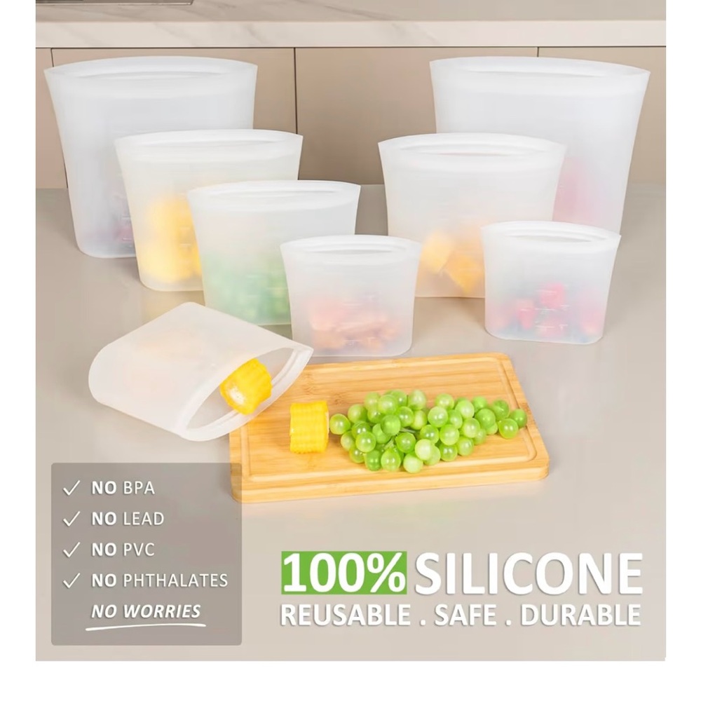 Translucent Food Storage Bag Set - Picture 3 of 4